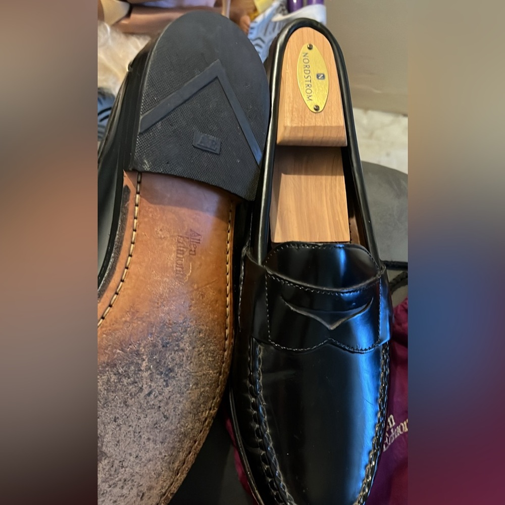 All black men shoes. Allen Edmonds